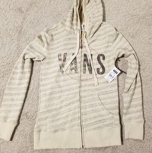 NWT Vans Hooded Zip Up Sweatshirt